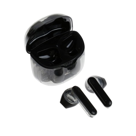 Wireless headphones K20, TWS, inserts, BT 5.0, 35/260 mAh, transparent, black-4