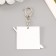 Acryl keychain "Fencing is art" 5.8x4.5 cm