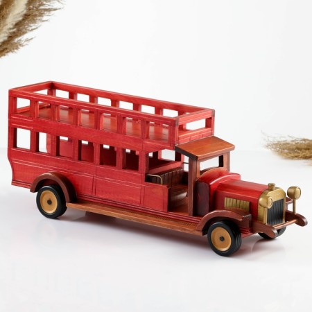 Mini-bar/stand for a bottle bus, red-1