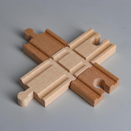 Part for the railway "Crossroads", size 10.8 × 10.8 × 1.2 cm