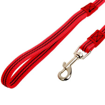Kaponnoye Zononic leash with latex thread, 7 m x 1.5 cm, red-1