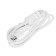 Wireless charging station 2 in 1 LCC-82, 15 W + 5 W, with a stand, white