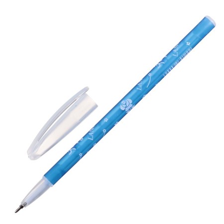 Ballic handle, 0.5 mm, blue rod, body with a pattern, colored, tinted, mix-2