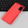 Pero cover for Samsung A03S, silicone, red