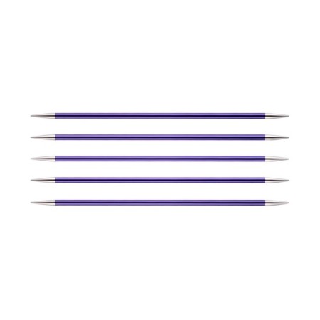 Knitting needles aluminum sock zing Knitpro, 20 cm/3.75 mm 47038