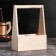 Carriage for 2 bottles with a wooden handle, 21x11.5x30.5 cm, natural