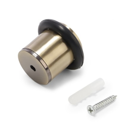 Door stop U302AB, D = 27 mm, h = 40 mm, bronze color-3