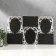Photo frame plastic in 6 photos 10x15 cm "Stylish" white 50.5x31 cm