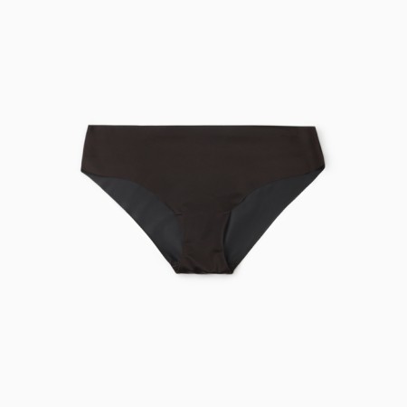 Panties female slips (seamless), chocolate-brown color, rr 44 (s)
