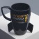 Ceramic mug "man", 300 ml, black color