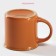 Ceramic Dolyana Circle "Pineapple", 180 ml, color orange color