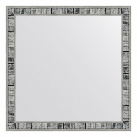 EvoFORM mirror in the baguette frame, 50 mm, 62x62 cm, color aged tree