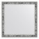 EvoFORM mirror in the baguette frame, 50 mm, 62x62 cm, color aged tree