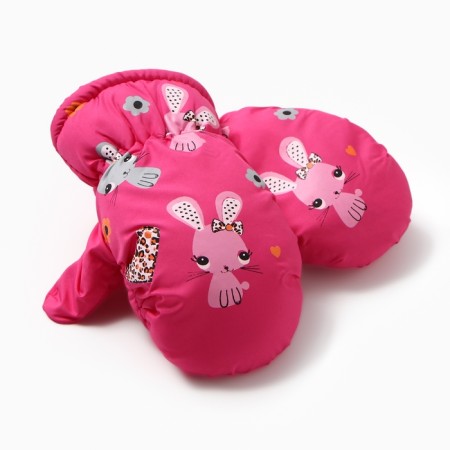 Mittens Winter Children's Minaku, col. Pink, 18cm