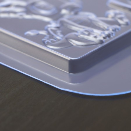 Form for chocolate and sweets Plastic “Dragon 2024”, product dimensions 170 × 85 × 9.5 mm, color transparent color-5