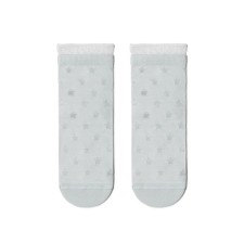 Baby socks with a decorative transparent mesh CONTE KIDS TIP-Top, size 20, color light gray