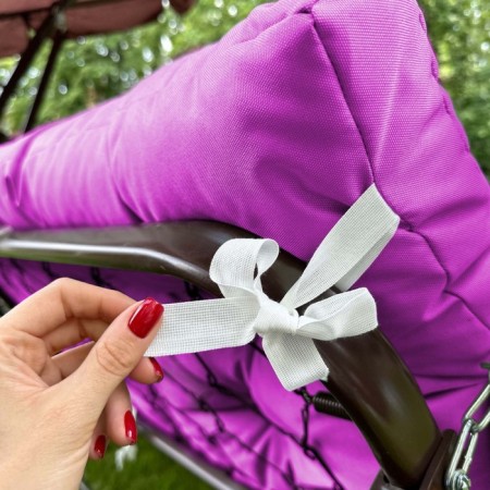 Villy swing pillow, size 50x60x180 cm, purple color-4