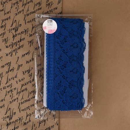 Capricon lace, 60 mm × 10 ± 1 m, blue color-3