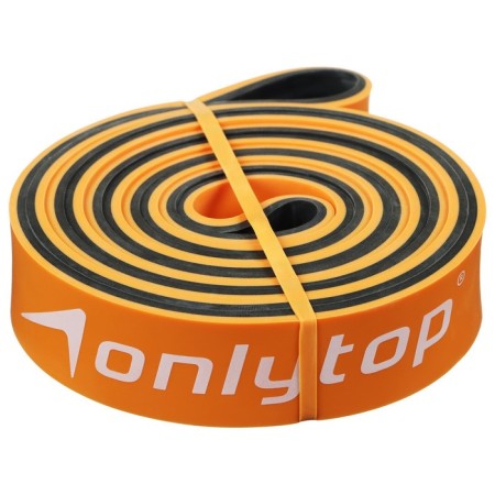Espander Multifunctional ONLYTOP, 208x2.9x0.45 cm, 11-36 kg, orange/black color-9