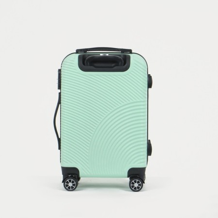 Small 20 suitcase, "Cartes factory", lightning department, code castle, 4 wheels, mint color-2