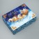 Folding box "Troika horses", 22 x 30 x 10, New Year