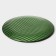 Glass plate Magistro "Paporotnik", 24.5 × 24.5 × 1.3 cm, green color