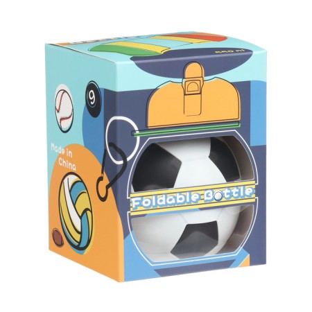 Water bottle, 550 ml, "football", folding, 18 x 8.7 cm-6