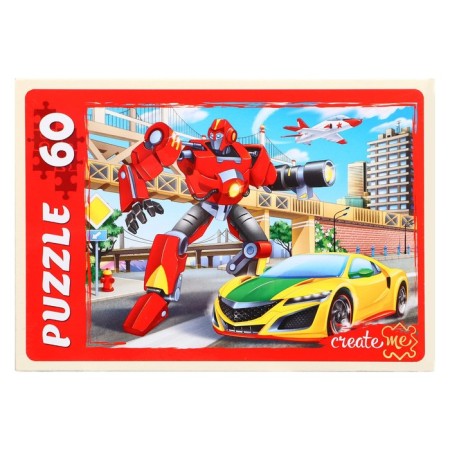 Puzzle "World of Transformers", 60 elements-1
