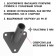 Flagste-bracket, mount for the flag, street, wall, D-2.1 cm, black
