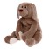 Soft toy "Charlie dog", beige-gray color, 85 cm