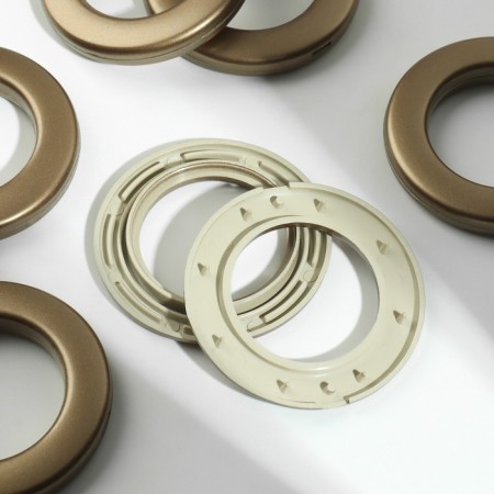 Curtains, d = 3.4/5.5 cm, 10 pcs, bronze color-1