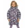 Coat for girls, height 98 cm, purple color