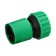 Connector with Aquastop, 3/4 "(19 mm), quick-sitting connection, pp-plate, Greengo