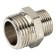Nippel transition stout SFT-0004-001238, 1/2 "x3/8", external carving, nickelized brass