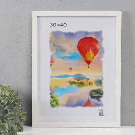 Photo frame MDF (100) 30x40 cm, white color-1