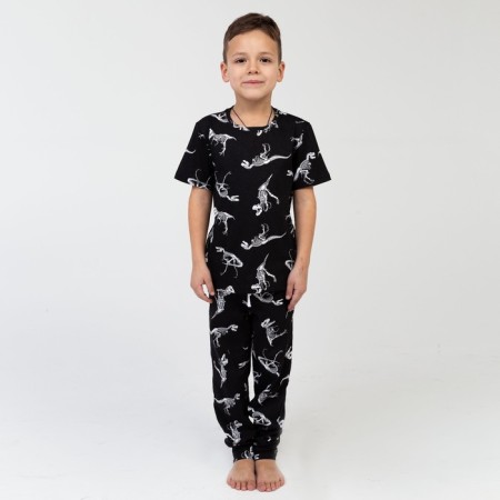 Pajama nursery for the boy KAFTAN "Dinosaurs" Growth 98-104 (30)-2