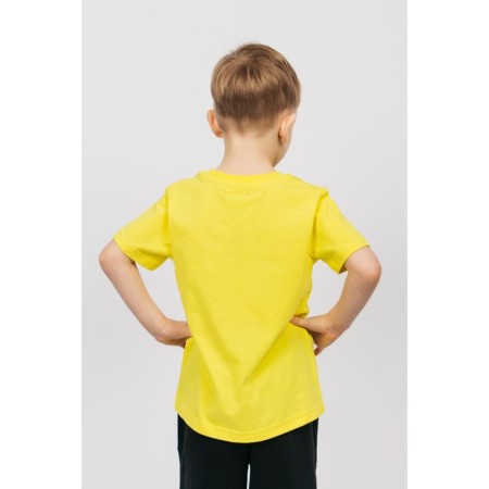 T -shirt for a boy, height 116 cm, yellow color-1