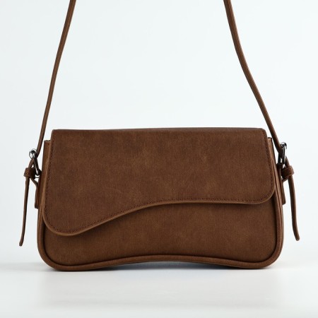 Female bag 25*14*6.5 cm, brown color-1