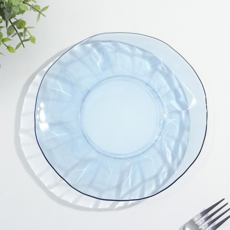 Flat plate Fancy Diamond, D = 20 cm, glass