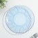 Flat plate Fancy Diamond, D = 20 cm, glass