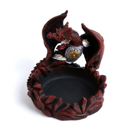 Ash "Dragon in Lati", 11.7 x 10.3 x 11.3 cm, brown-2