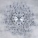 Watching clock, series: openwork, "leaves and flowers", smooth move, d-59 cm, dial 22 cm