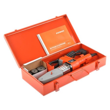 Welding for welding plastic pipes Patriot PW800, 800 V, 100-320 °, 20/25/32 mm, LCD display-7