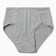 Women's panties, gray color, size 54-56
