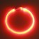 Collar - highlight ring, charging from USB, up to 70 cm, 3 glow modes, red