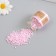 12/0 round beads in the bottle "Pink coral" 2x20 g set 2 pcs