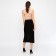 Women's skirt Minaku: Green Trend Black Black, Rr. 48
