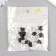 Plastic beads "Heart. Black, white, transparent" set of 20 g 1.2x0.9x0.8 cm