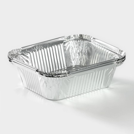 A set of foil forms for baking and baking of the share, 430 ml, 3 pcs, 15 × 12 × 5 cm-4