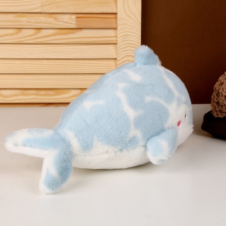 Dolphin soft toy, 32 cm, blue color-2